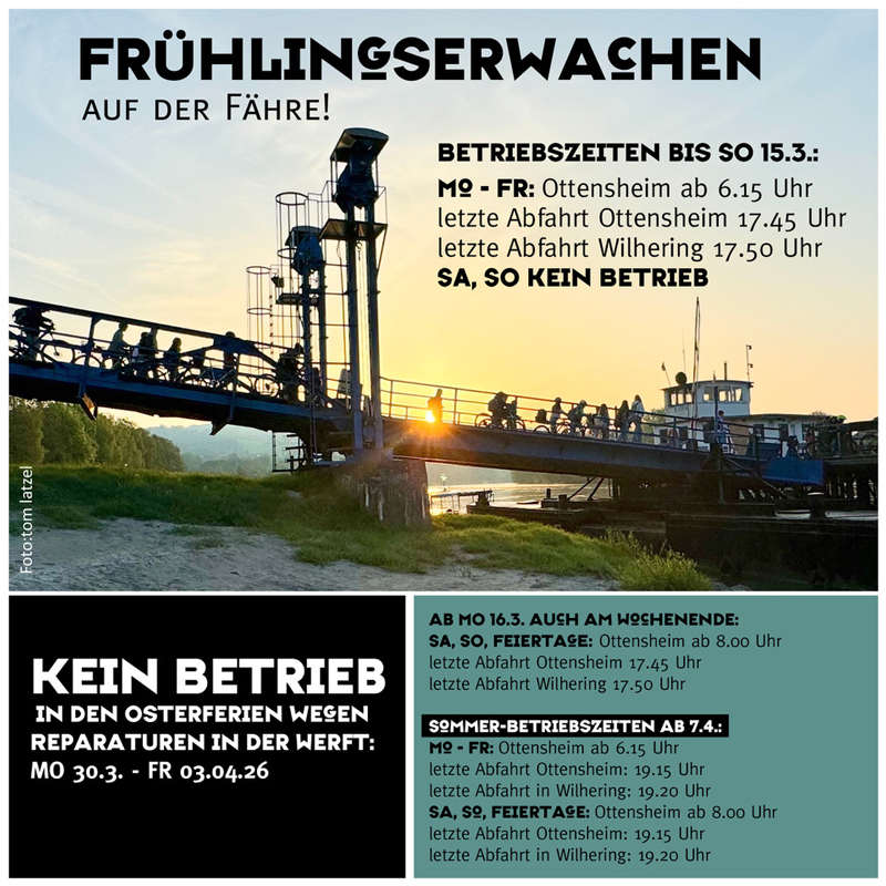 Drahtseilbrücke Ottensheim, Oberösterreich